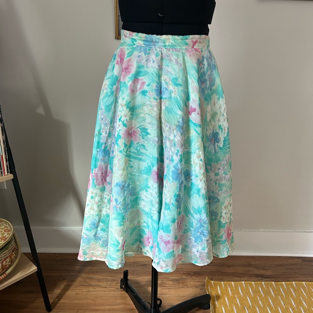 Vintage Floral Skirt